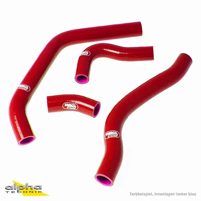 SAMCO SPORT Siliconschlauch Kit rot passend für Honda CBR600F (1995–1998) Neuheit