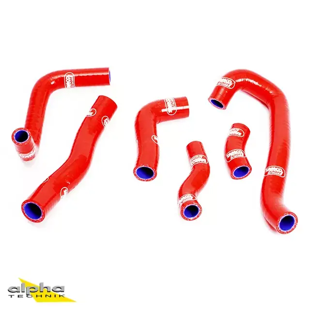 Versand Am Gleichen Tag SAMCO SPORT Siliconschlauch Kit rot passend für Honda NSR250 1990-1999