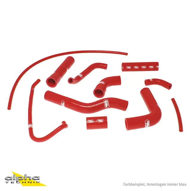 Ausverkauf SAMCO SPORT Siliconschlauch Kit rot passend für Yamaha YZF-R6 (2006-2024)