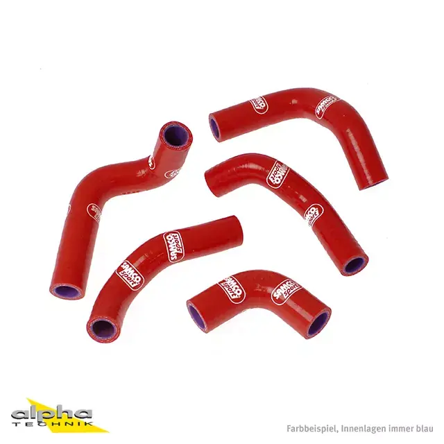 SAMCO SPORT Siliconschlauch Kit rot passend für Husqvarna TC250 und TE250 (2001–2005) Bestpreis