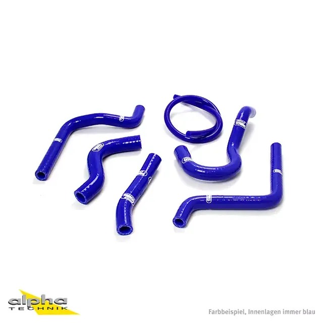 SAMCO SPORT Siliconschlauch Kit blau passend für Honda CR125R 2003-2004 Nur Für Kurze Zeit