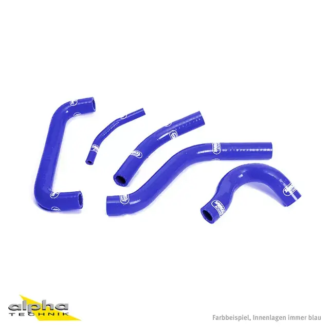 Markenprodukt SAMCO SPORT Siliconschlauch Kit blau passend für Suzuki RMZ450 2004-2005