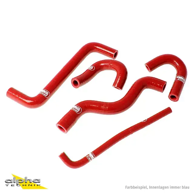 Expressversand SAMCO SPORT Siliconschlauch Kit 5-teilig rot passend für Honda CBR125R 2004–2019