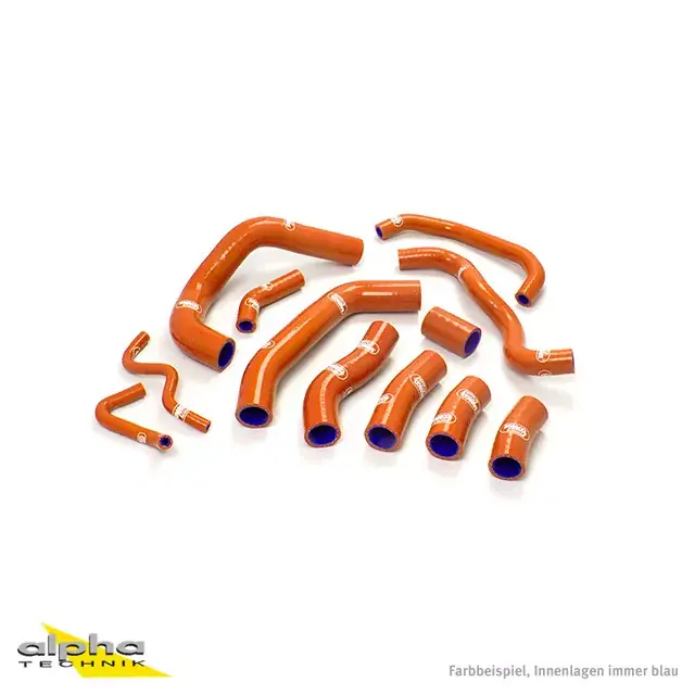 SAMCO SPORT Siliconschlauch Kit orange passend für Honda CBR1000RR 2004-2005 Garantierte Lieferung