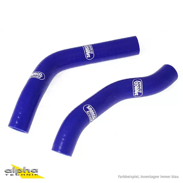 Solange Der Vorrat Reicht SAMCO SPORT Siliconschlauch Kit blau passend für Yamaha TDR250 1988-1990