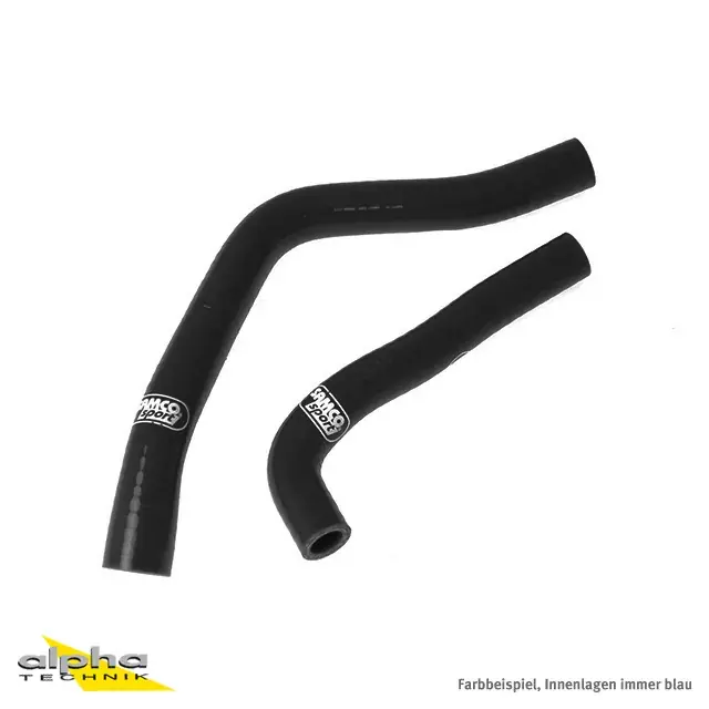 SAMCO SPORT Siliconschlauch Kit schwarz passend für Yamaha DT125R X 2005-2010 Neuheit