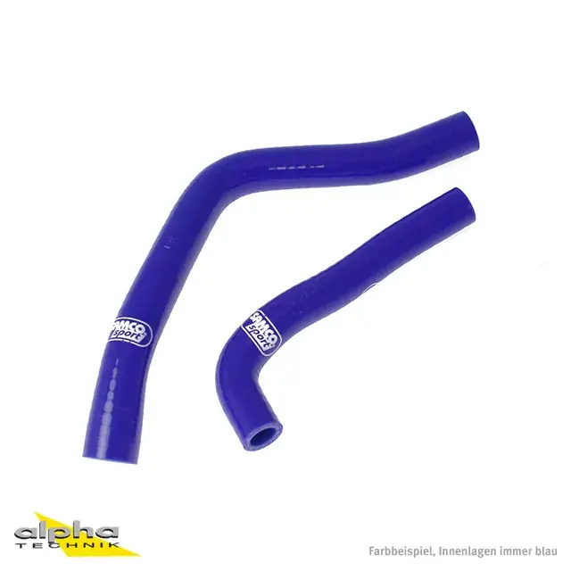 Billig SAMCO SPORT Siliconschlauch Kit blau passend für Yamaha DT125R/X 2005-2010