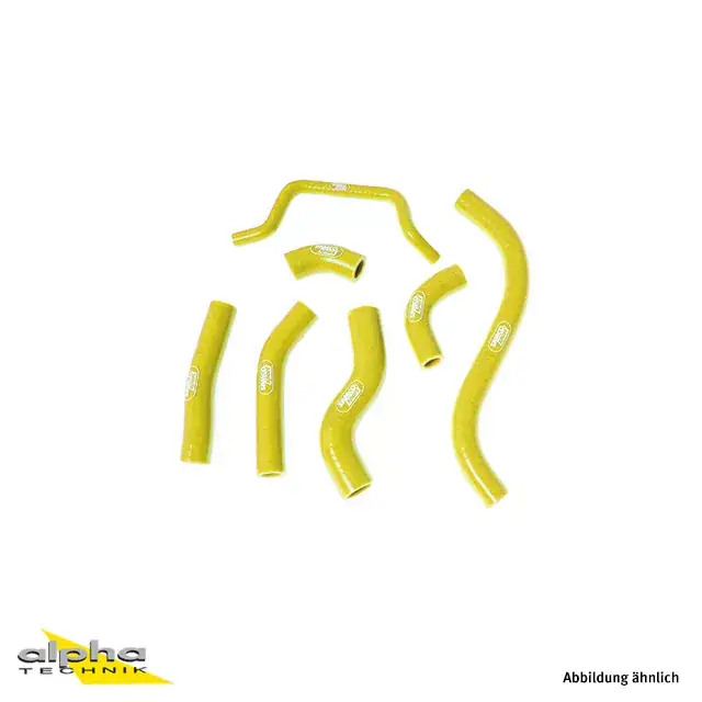 SAMCO SPORT Siliconschlauch Kit passend für Kawasaki KX450F 2012-2015 OEM Design gelb Billig