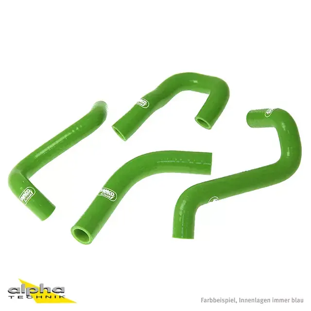 Knallerangebot SAMCO SPORT Siliconschlauch Kit grün passend für Kawasaki GPZ500S (1987–2005)