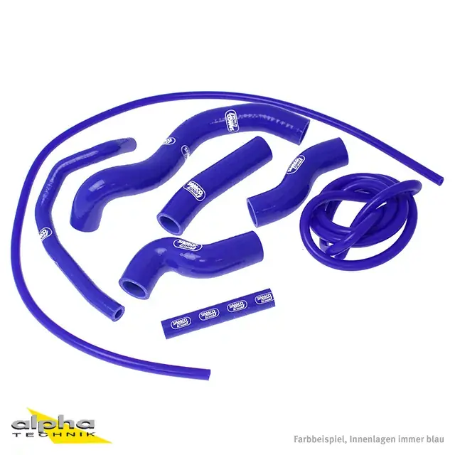 Garantierte Lieferung SAMCO SPORT Siliconschlauch Kit blau passend für Kawasaki Z1000 2007-2009