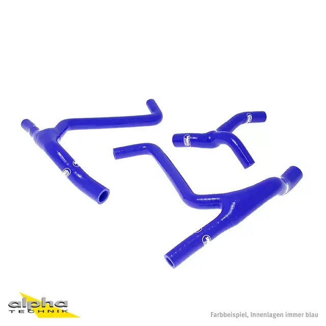 Samco Sport Siliconschlauch Kit blau passend für Kawasaki KX450F 2009 Versand Am Gleichen Tag