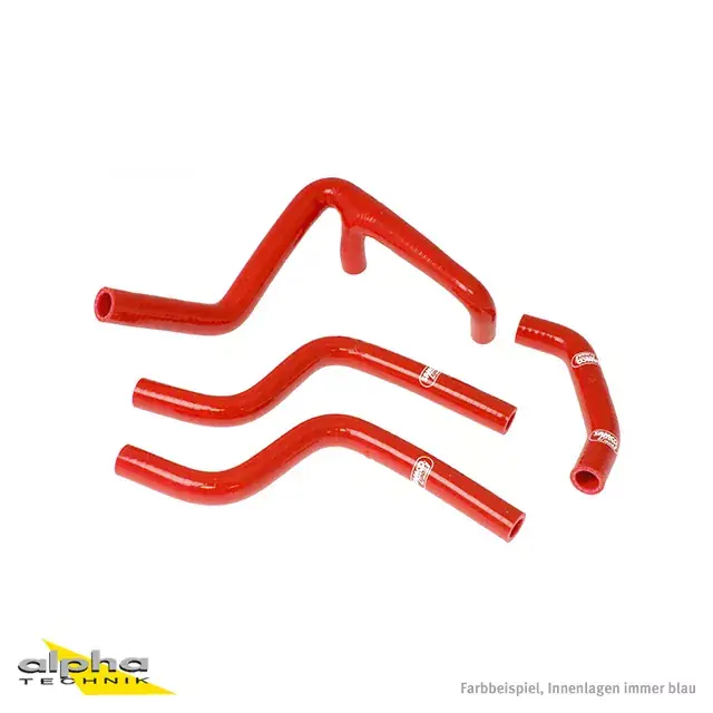 Samco Sport Siliconschlauch Kit rot passend für Husqvarna CR/WR 250/360 (2000–2007) Must-Have
