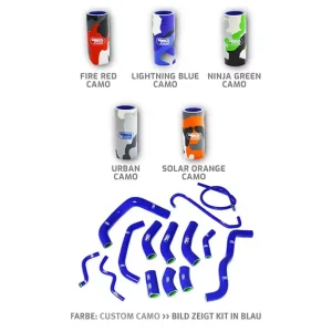 Top-Seller SAMCO SPORT Siliconschlauch Kit custom camouflage passend für Honda CBR1000RR (2006–2007)