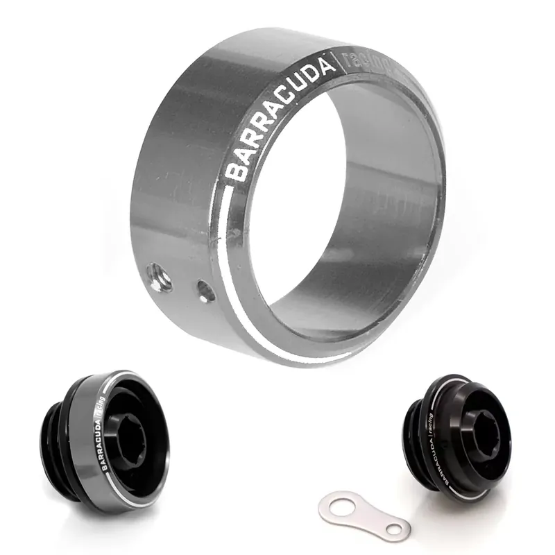 Preisreduziert Silber eloxierter Einsatz für Öleinfüllschraube Ø 35 mm passend für BC-YN102-V2 und BC-KN102