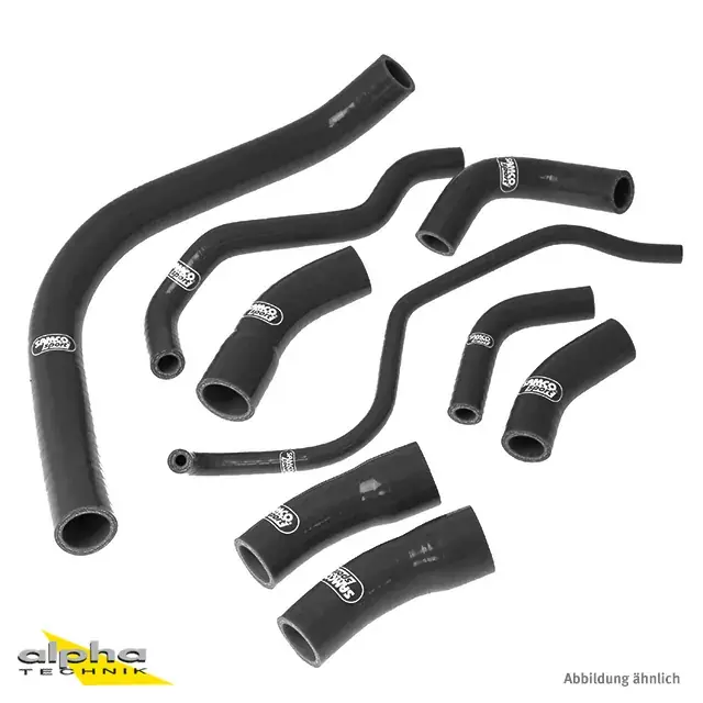 SAMCO SPORT Siliconschlauch Kit schwarz passend für Yamaha FZS1000 Fazer 2001-2005 Expressversand