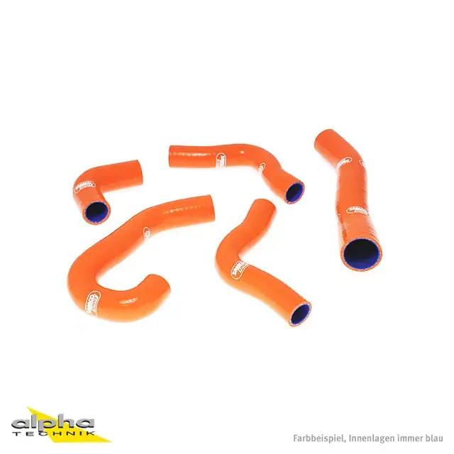 SAMCO SPORT Siliconschlauch Kit orange passend für KTM 1190 RC8 (2008-2011) Garantierte Lieferung