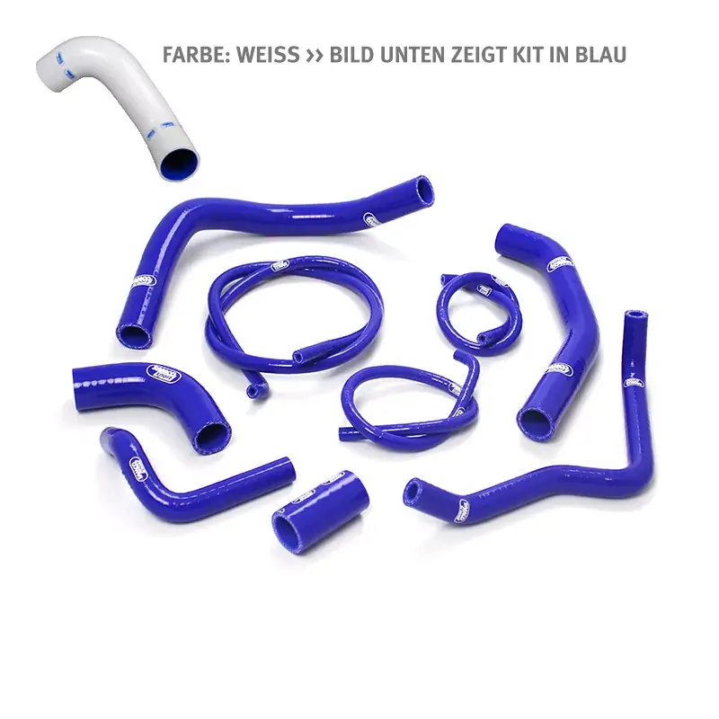 SAMCO SPORT Siliconschlauch Kit weiß passend für Kawasaki Z1000 2010-2013 Schneller Versand