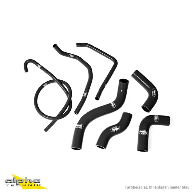 SAMCO SPORT Siliconschlauch Kit schwarz passend für Kawasaki Z1000 (2003-2006) Letzte Chance