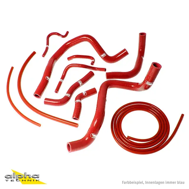 SAMCO SPORT Siliconschlauch Kit rot passend für Honda CBR400 1990–1994 Top-Preis