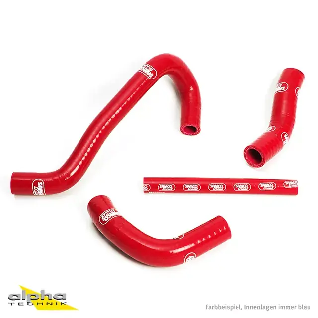 SAMCO SPORT Siliconschlauch Kit rot passend für Honda NSR250 (1986–1989) Beliebt
