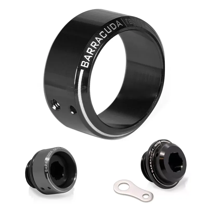 Bestpreis Schwarz eloxierter Einsatz für Öleinfüllschraube Ø 28 mm passend für BC-HN102, BC-YN102 und BC-SN102