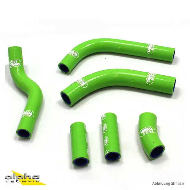 Top-Angebot SAMCO SPORT Siliconschlauch Kit OEM Design grün passend für Kawasaki KX450F 2016-2018