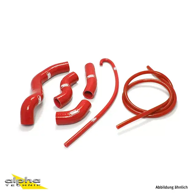 Zertifiziert SAMCO SPORT Siliconschlauch Kit 6-teilig rot passend für Kawasaki Z800 2013-2016