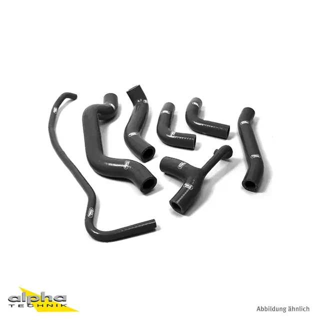 Schneller Versand SAMCO SPORT Siliconschlauch Kit classic schwarz matt passend für Ducati Monster 821 / 1200 (2014–2016)