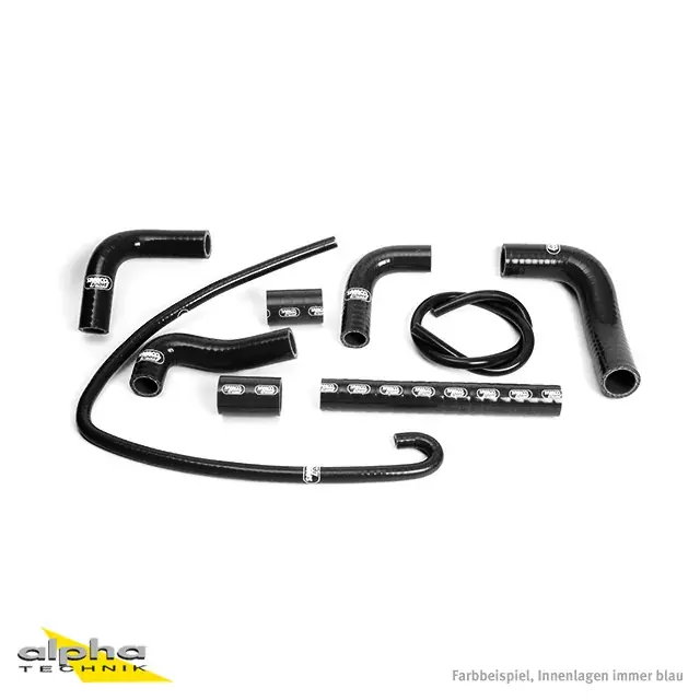 Schneller Versand SAMCO SPORT Siliconschlauch Kit schwarz passend für Ducati Monster S4RS 2006–2009