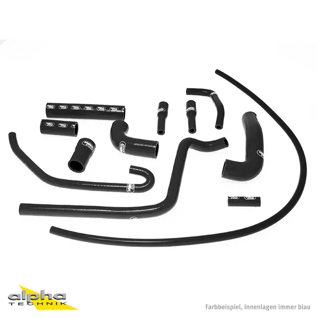 Geprüft SAMCO SPORT Siliconschlauch Kit schwarz passend für MV Agusta Brutale 750 910 989R (2001–2012)