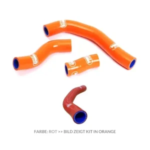 Sofort Bestellen SAMCO SPORT Siliconschlauch Kit rot passend für KTM 450 SXS-F / SX-F / SMR / XC-F (2007–2010)