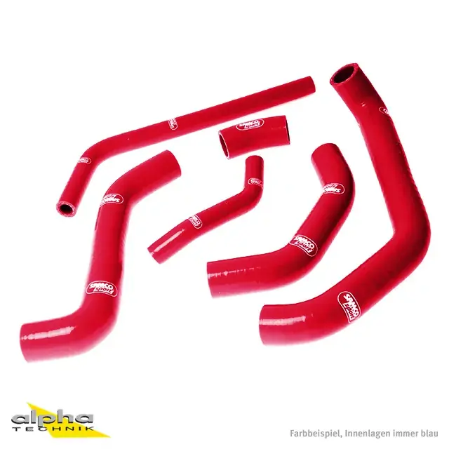 SAMCO SPORT Siliconschlauch Kit rot passend für Kawasaki ZX10R 2011-2015 Finale Aktion