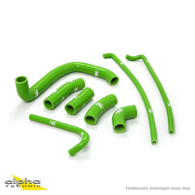 SAMCO SPORT Siliconschlauch Kit grün passend für Kawasaki ZX7R 1996-2003 Online Kaufen