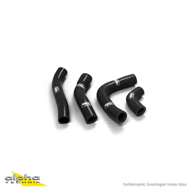 Markenprodukt SAMCO SPORT Siliconschlauch Kit schwarz passend für Yamaha TDM850 (1991-2001)