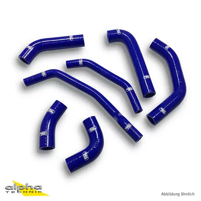 SAMCO SPORT Siliconschlauch Kit passend für Kawasaki ZX10R SE RR 2016-2020 blau Kostenfreie Lieferung