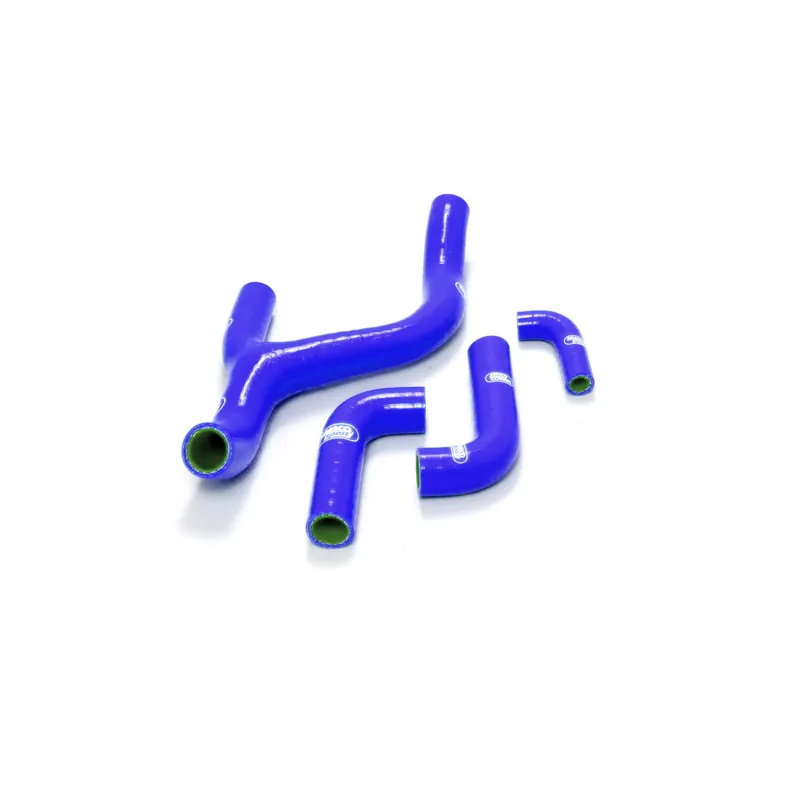 SAMCO SPORT Siliconschlauch Kit Y-Stück Race Design blau passend für KTM, Husaberg, Husqvarna Solange Der Vorrat Reicht