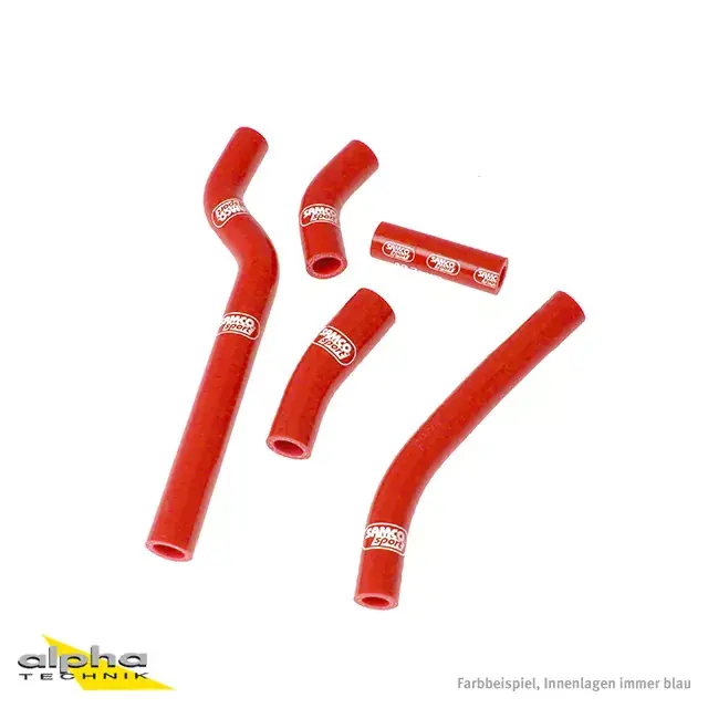 Gratis Versand SAMCO SPORT Siliconschlauch Kit rot passend für Yamaha YZ250F 2006