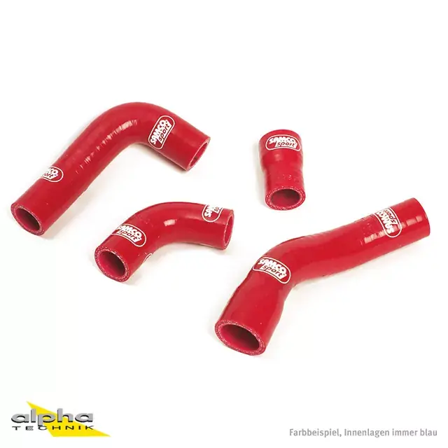 Letzte Chance SAMCO SPORT Siliconschlauch Kit rot passend für Yamaha TRX850 (1996–2000)
