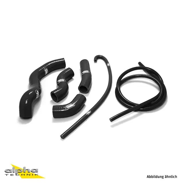 Online Kaufen SAMCO SPORT Siliconschlauch Kit 6-teilig Schwarz passend für Kawasaki Z800 2013-2016