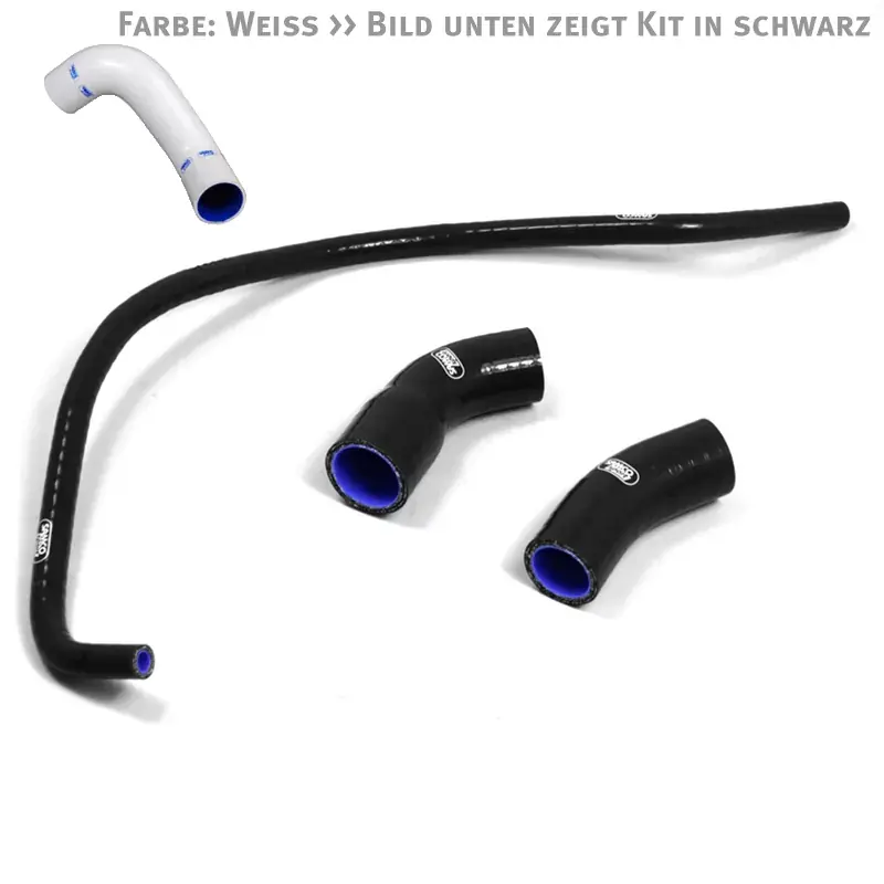 Bestseller SAMCO SPORT Siliconschlauch Kit weiß passend für Yamaha MT10 / YZF-R1M 2015-2024