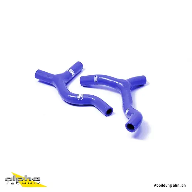 Versand Am Gleichen Tag SAMCO SPORT Siliconschlauch Kit Y-Stück Race Design blau passend für KTM 85 SX, Husqvarna TC85