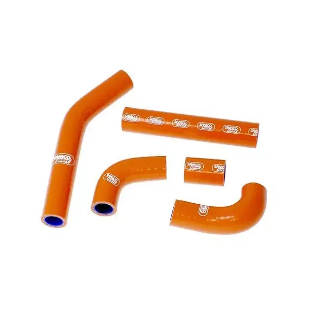 SAMCO SPORT Siliconschlauch Kit orange passend für KTM 125/200 EXC & Husaberg TE125 (2008–2012) Solange Der Vorrat Reicht