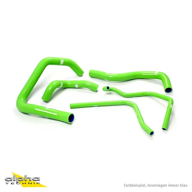 SAMCO SPORT Siliconschlauch Kit grün passend für Kawasaki ZX6R 1998-2002 Aktuell