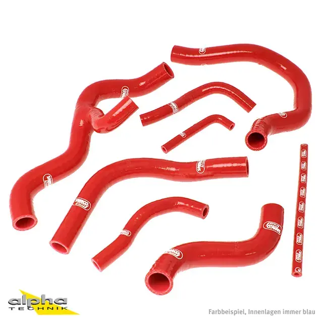 SAMCO SPORT Siliconschlauch Kit rot passend für Honda CB600F Hornet 2007-2014 Sichere Zahlung