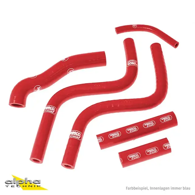 SAMCO SPORT Siliconschlauch Kit rot passend für Honda CR250R 1988-1991 Kostenloser Versand