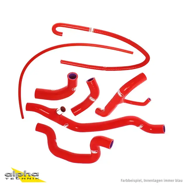 Direkt Vom Hersteller SAMCO SPORT Siliconschlauch Kit Race Thermo Bypass Kit rot passend für Ducati 1098 1198 (2009–2011)