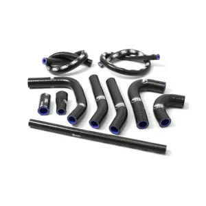 SAMCO SPORT Siliconschlauch Kit schwarz passend für KTM 660 Rally 2003-2006 Begrenztes Angebot
