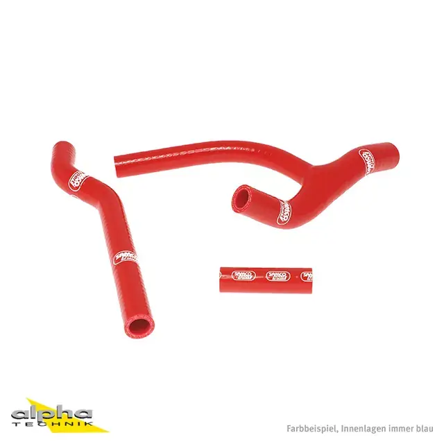Billig SAMCO SPORT Siliconschlauch Kit rot passend für Yamaha WR250F 2007-2014