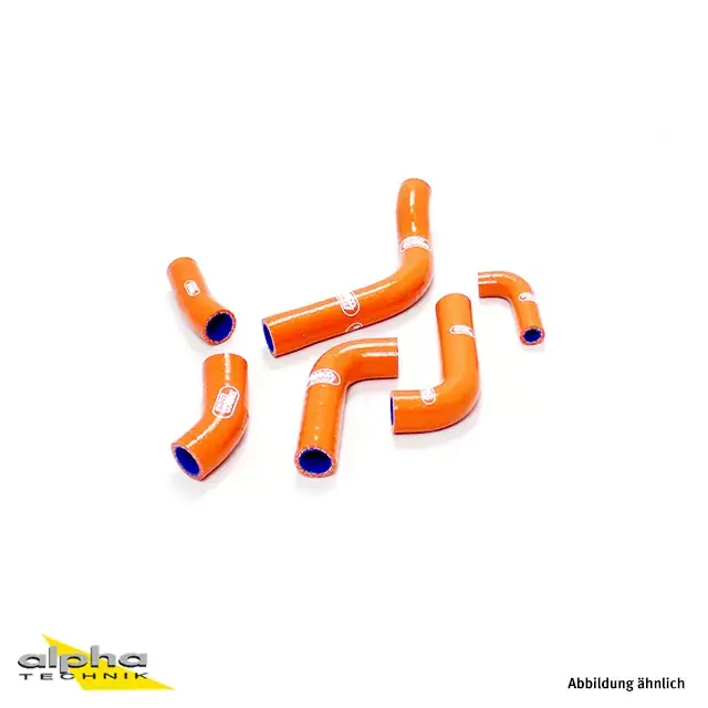SAMCO SPORT Siliconschlauch Kit OEM Design orange passend für KTM, Husaberg, Husqvarna Markenware