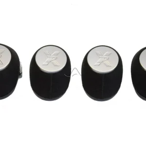 Sonderaktion Pipercross Luftfilter 55mm ID Offset pod Filter - Schaumstoff mit Chromdeckel